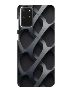 Чехол для Samsung Galaxy S20 с картинкой «Объемное серое плетение»
