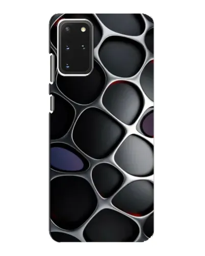 Чехол для Samsung Galaxy S20 с картинкой «Объемная темная решетка»