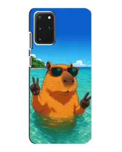 Чехол для Samsung Galaxy S20 с картинкой «Морская капибара»