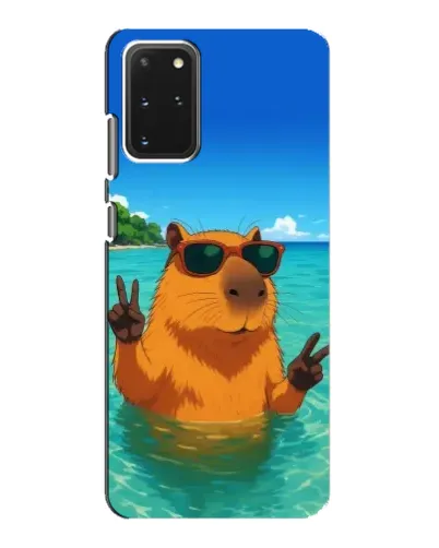 Чехол для Samsung Galaxy S20 с картинкой «Морская капибара»