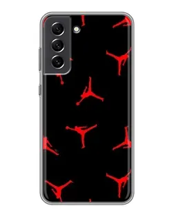 Чехол для Samsung Galaxy S21 FE с картинкой «Jordan Red Pattern» Чехол для Samsung Galaxy S21 FE с картинкой «Jordan Red Pattern»