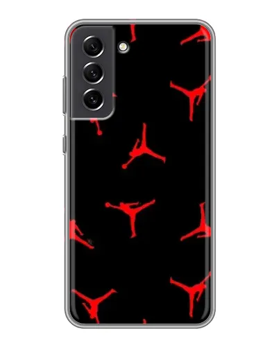 Чехол для Samsung Galaxy S21 FE с картинкой «Jordan Red Pattern» Чехол для Samsung Galaxy S21 FE с картинкой «Jordan Red Pattern»