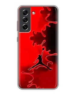 Чохол для Samsung Galaxy S21 FE з картинкою «Jordan Red Smoke»