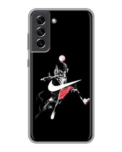 Чехол для Samsung Galaxy S21 FE с картинкой «Jordan Jumpman» Чехол для Samsung Galaxy S21 FE с картинкой «Jordan Jumpman»