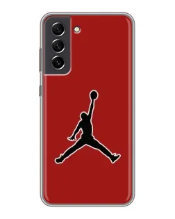 Чохол для Samsung Galaxy S21 FE з картинкою «Jordan Red Back»