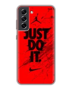 Чохол для Samsung Galaxy S21 FE з картинкою «Nike Just Do It»