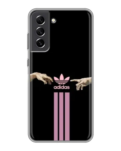 Чехол для Samsung Galaxy S21 FE с картинкой «Adidas Hands» Чехол для Samsung Galaxy S21 FE с картинкой «Adidas Hands»