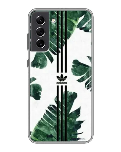 Чехол для Samsung Galaxy S21 FE с картинкой «Пальмовые листья адидас» Чехол для Samsung Galaxy S21 FE с картинкой «Пальмовые листья адидас»