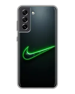 Чехол для Samsung Galaxy S21 FE с картинкой «Неоновый контур Nike» Чехол для Samsung Galaxy S21 FE с картинкой «Неоновый контур Nike»