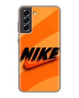 Чехол для Samsung Galaxy S21 FE с картинкой «Оранжевый драйв Nike» Чехол для Samsung Galaxy S21 FE с картинкой «Оранжевый драйв Nike»