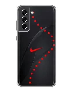 Чохол для Samsung Galaxy S21 FE з картинкою «Абстрактний дизайн Nike»