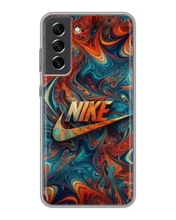 Чохол для Samsung Galaxy S21 FE з картинкою «Nike в абстракції»