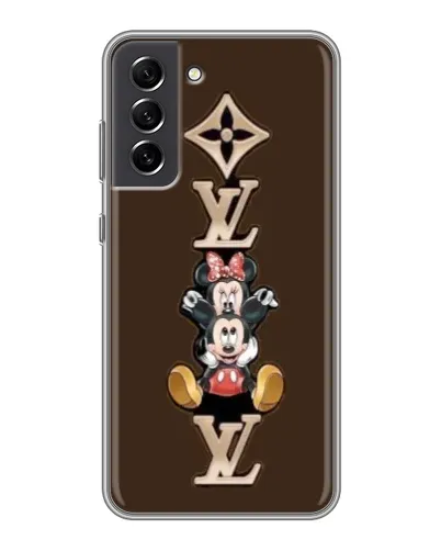Чехол для Samsung Galaxy S21 FE с картинкой «LV и Микки Маус» Чехол для Samsung Galaxy S21 FE с картинкой «LV и Микки Маус»