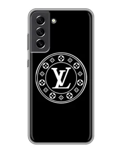Чехол для Samsung Galaxy S21 FE с картинкой «LV — печать стиля»