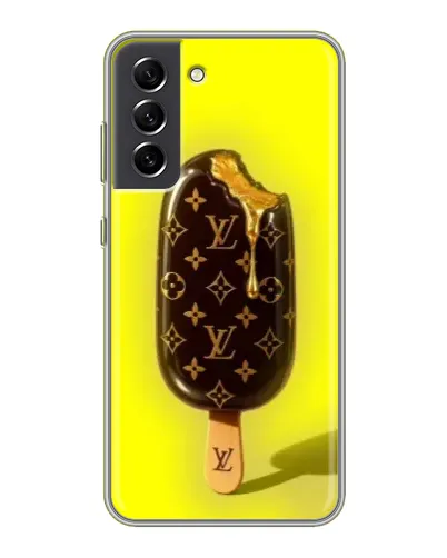 Чехол для Samsung Galaxy S21 FE с картинкой «Мороженое от LV» Чехол для Samsung Galaxy S21 FE с картинкой «Мороженое от LV»