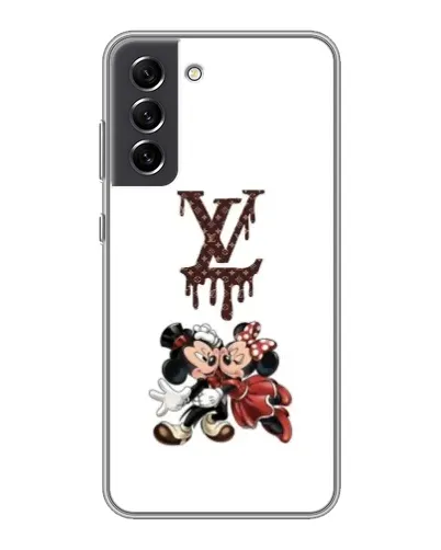 Чехол для Samsung Galaxy S21 FE с картинкой «LV и Микки Маус» Чехол для Samsung Galaxy S21 FE с картинкой «LV и Микки Маус»