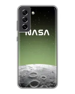 Чехол для Samsung Galaxy S21 FE с картинкой «NASA — лунный градиент» Чехол для Samsung Galaxy S21 FE с картинкой «NASA — лунный градиент»
