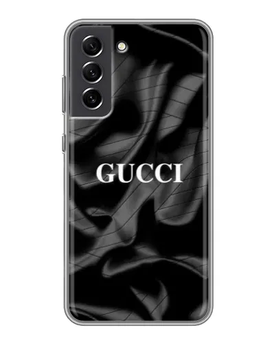 Чехол для Samsung Galaxy S21 FE с картинкой «Gucci — шелковые волны» Чехол для Samsung Galaxy S21 FE с картинкой «Gucci — шелковые волны»