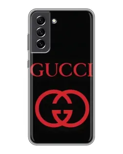 Чохол для Samsung Galaxy S21 FE з картинкою «Gucci — червоний логотип» Чохол для Samsung Galaxy S21 FE з картинкою «Gucci — червоний логотип»