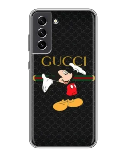 Чехол для Samsung Galaxy S21 FE с картинкой «Микки Маус Gucci» Чехол для Samsung Galaxy S21 FE с картинкой «Микки Маус Gucci»