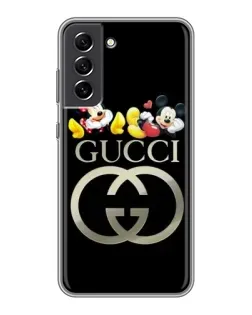 Чохол для Samsung Galaxy S21 FE з картинкою «Gucci — герої Disney» Чохол для Samsung Galaxy S21 FE з картинкою «Gucci — герої Disney»
