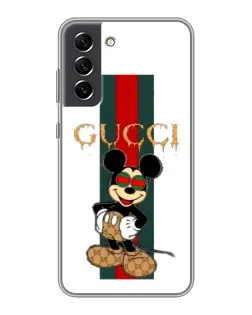 Чохол для Samsung Galaxy S21 FE з картинкою «Міккі Маус Gucci — смуги» Чохол для Samsung Galaxy S21 FE з картинкою «Міккі Маус Gucci — смуги»