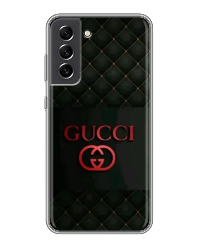 Чехол для Samsung Galaxy S21 FE с картинкой «Gucci — стеганый черный» Чехол для Samsung Galaxy S21 FE с картинкой «Gucci — стеганый черный»