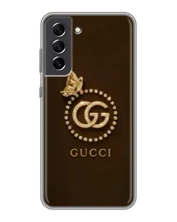 Чохол для Samsung Galaxy S21 FE з картинкою «Gucci — золотий метелик» Чохол для Samsung Galaxy S21 FE з картинкою «Gucci — золотий метелик»
