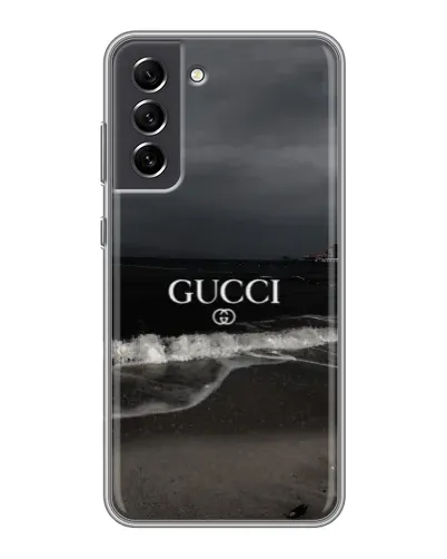 Чехол для Samsung Galaxy S21 FE с картинкой «Gucci — морской прибой» Чехол для Samsung Galaxy S21 FE с картинкой «Gucci — морской прибой»