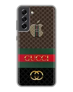 Чохол для Samsung Galaxy S21 FE з картинкою «Gucci — брендований десерт» Чохол для Samsung Galaxy S21 FE з картинкою «Gucci — брендований десерт»
