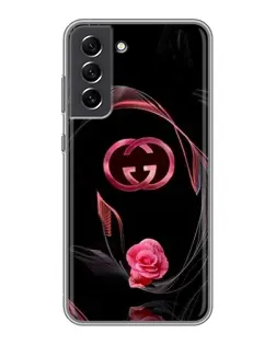 Чохол для Samsung Galaxy S21 FE з картинкою «Gucci — неонова троянда» Чохол для Samsung Galaxy S21 FE з картинкою «Gucci — неонова троянда»