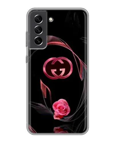 Чехол для Samsung Galaxy S21 FE с картинкой «Gucci — неоновая роза» Чехол для Samsung Galaxy S21 FE с картинкой «Gucci — неоновая роза»