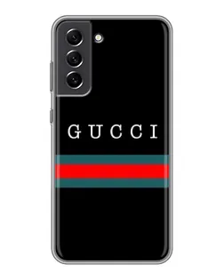Чохол для Samsung Galaxy S21 FE з картинкою «Gucci — червоний пояс» Чохол для Samsung Galaxy S21 FE з картинкою «Gucci — червоний пояс»