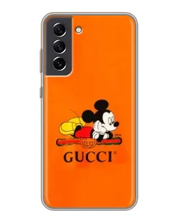 Чохол для Samsung Galaxy S21 FE з картинкою «Міккі Маус Gucci — помаранч» Чохол для Samsung Galaxy S21 FE з картинкою «Міккі Маус Gucci — помаранч»