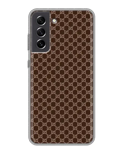 Чехол для Samsung Galaxy S21 FE с картинкой «Gucci — шоколадная сетка» Чехол для Samsung Galaxy S21 FE с картинкой «Gucci — шоколадная сетка»