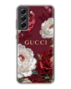 Чохол для Samsung Galaxy S21 FE з картинкою «Gucci — бордові троянди» Чохол для Samsung Galaxy S21 FE з картинкою «Gucci — бордові троянди»