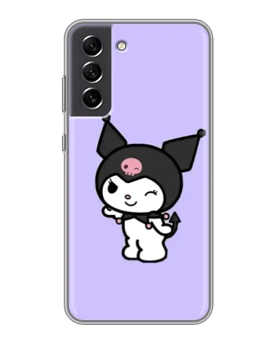Чехол для Samsung Galaxy S21 FE с картинкой «Классическая Kuromi» Чехол для Samsung Galaxy S21 FE с картинкой «Классическая Kuromi»