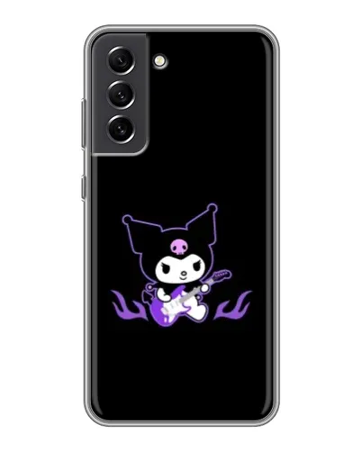 Чехол для Samsung Galaxy S21 FE с картинкой «Электрическая Kuromi» Чехол для Samsung Galaxy S21 FE с картинкой «Электрическая Kuromi»