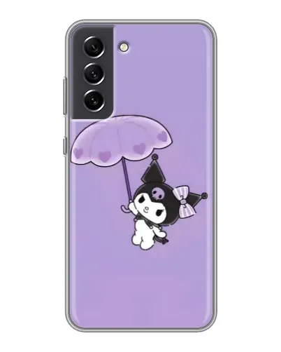 Чехол для Samsung Galaxy S21 FE с картинкой «Kuromi с зонтиком» Чехол для Samsung Galaxy S21 FE с картинкой «Kuromi с зонтиком»