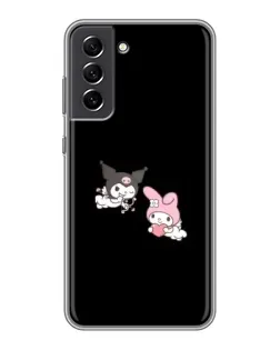Чехол для Samsung Galaxy S21 FE с картинкой «My Melody и Kuromi» Чехол для Samsung Galaxy S21 FE с картинкой «My Melody и Kuromi»