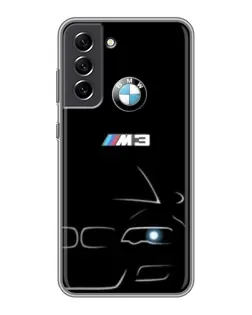 Чехол для Samsung Galaxy S21 FE с картинкой «Минималистичный принт BMW M3»