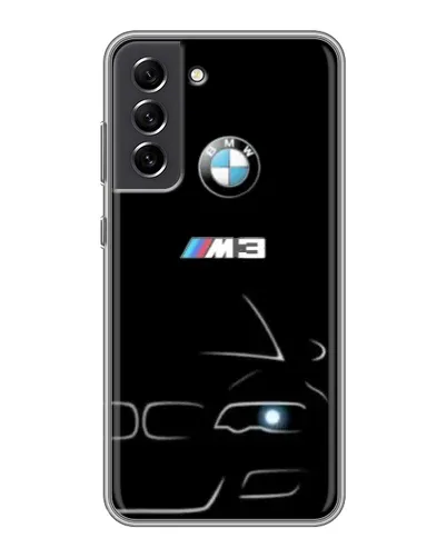 Чехол для Samsung Galaxy S21 FE с картинкой «Минималистичный принт BMW M3»
