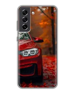 Чехол для Samsung Galaxy S21 FE с картинкой «Осенняя BMW M4»