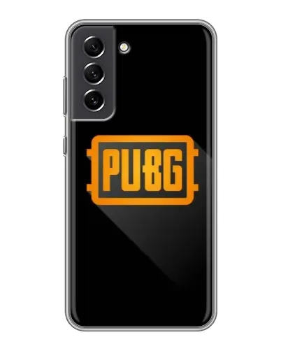 Чехол для Samsung Galaxy S21 FE с картинкой «PUBG — рамка лого» Чехол для Samsung Galaxy S21 FE с картинкой «PUBG — рамка лого»