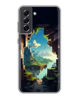 Чехол для Samsung Galaxy S21 FE с картинкой «Вид из пещеры»