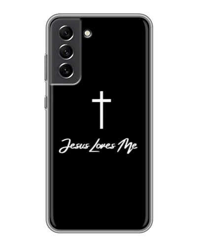 Чехол для Samsung Galaxy S21 FE с картинкой «Иисус любит тебя» Чехол для Samsung Galaxy S21 FE с картинкой «Иисус любит тебя»