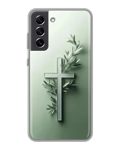 Чехол для Samsung Galaxy S21 FE с картинкой «Оливковая ветвь» Чехол для Samsung Galaxy S21 FE с картинкой «Оливковая ветвь»