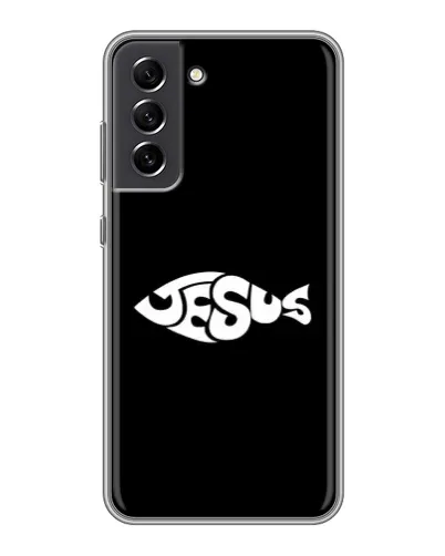 Чехол для Samsung Galaxy S21 FE с картинкой «Рыба Jesus» Чехол для Samsung Galaxy S21 FE с картинкой «Рыба Jesus»
