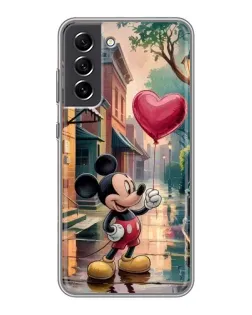 Чехол для Samsung Galaxy S21 FE с картинкой «Микки и шарик-сердце» Чехол для Samsung Galaxy S21 FE с картинкой «Микки и шарик-сердце»