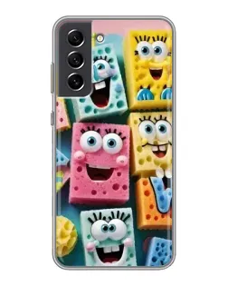 Чехол для Samsung Galaxy S21 FE с картинкой «Цветные губки» Чехол для Samsung Galaxy S21 FE с картинкой «Цветные губки»